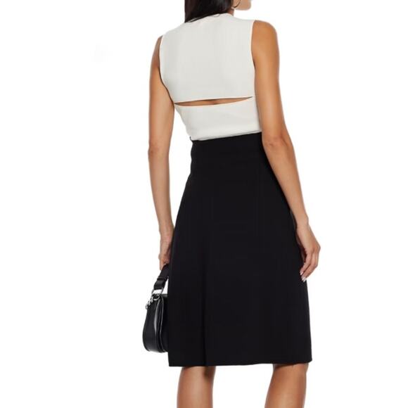 Helmut Lang Cutout Ribbed Knit Ivory Crean Tank size small - Picture 2 of 5